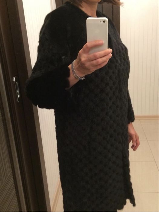 Норковое пальто размер XL