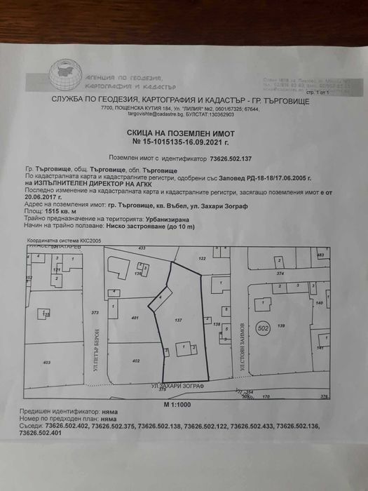 Поземлен имот в кв.Въбел.