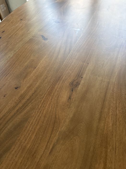 Masa din lemn masiv 160x100 zgariata