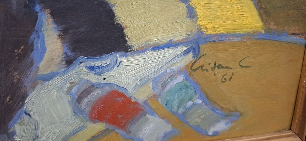 Constanta Crișan, tablou ulei pe carton
