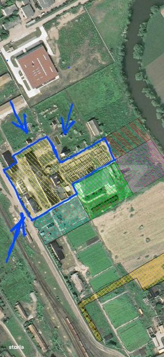 Proprietate industriala masiva 19.485 mp de vanzare in Ludus
