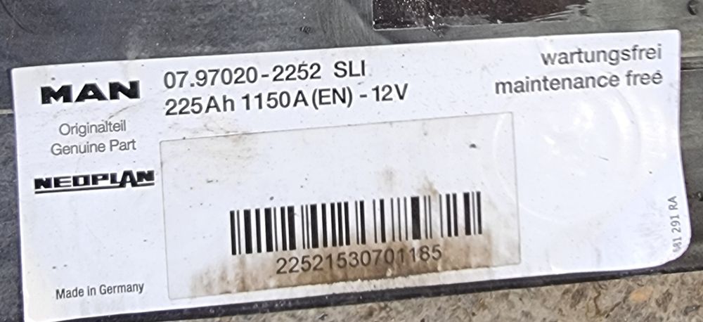 АКУМЛЯТОР Мan Грузовой