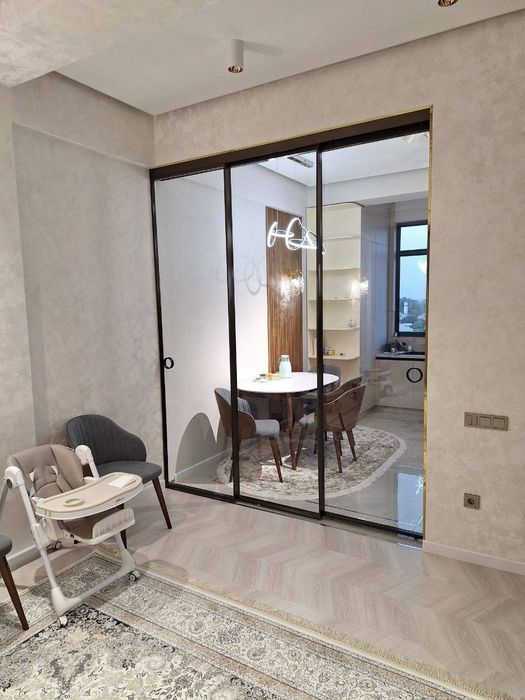 Стеклянные раздвижные системы | Двери купе | Surma Loft Eshik