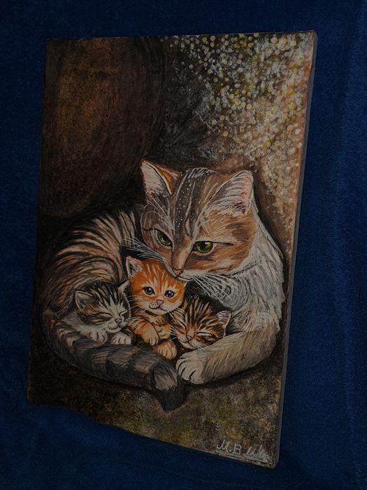 Картина „Майчина грижа“ Размер: 25×35 см