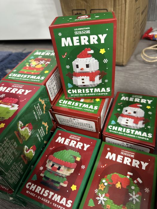 Конструктор  лего  на новый год «Mery christmas»