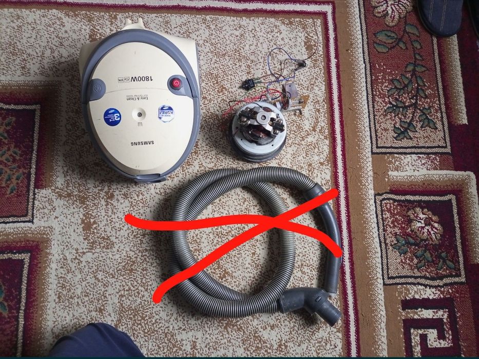 Продам рабочий пылесос и мотор.