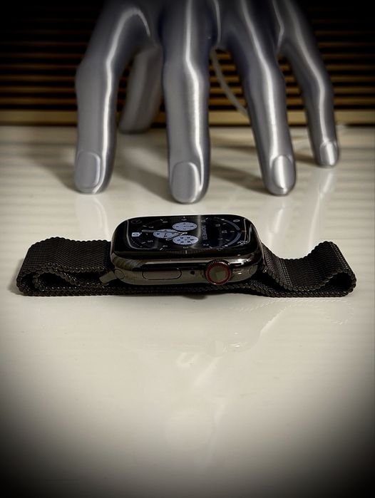 Curea Apple Watch Milanese Loop 45mm din otel inoxidabil apple watch 7 stainless cellular gps 45 mm