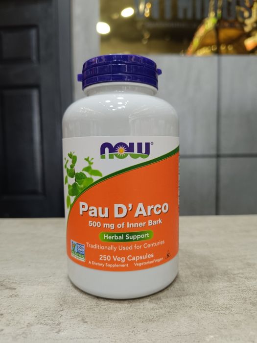 Now Pau D'Arco d arco 500 mg 250 veg capsules