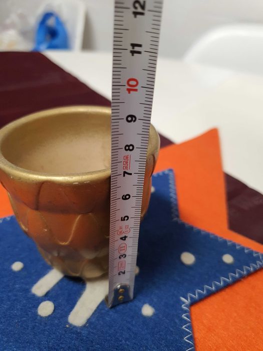 Mini ghivece aurii de Craciun