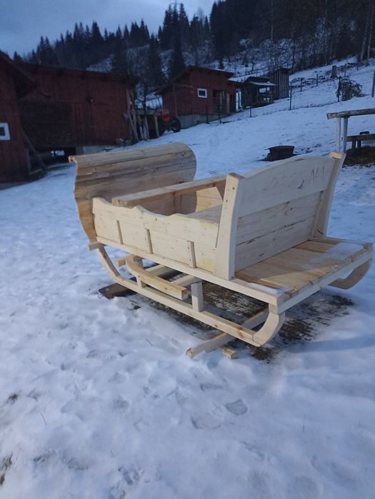 De vînzare sanie făcută din lemn de mesteacan mai multe detalii la tel