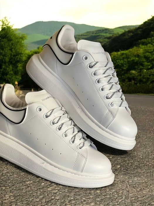Adidasi Alexander M c Q u e e n Black Line - Adidasi Piele Full Box