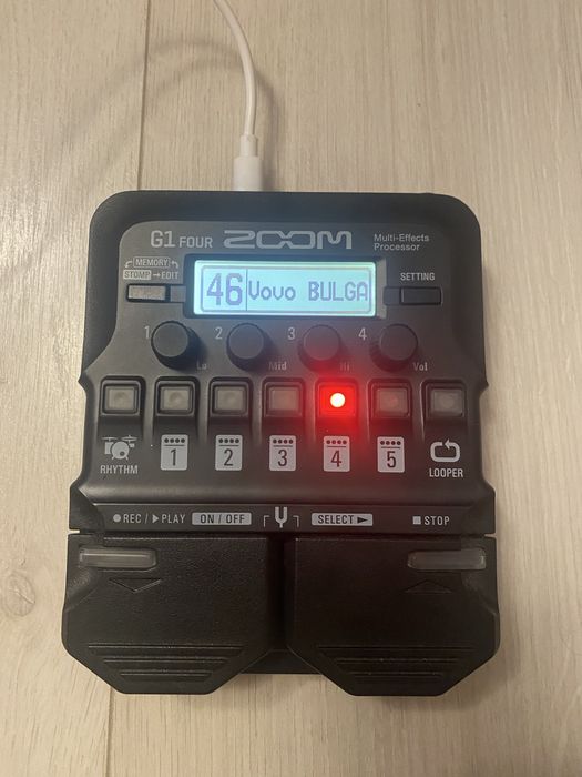 Procesor Zoom G1 four vioara, tonuri vovo