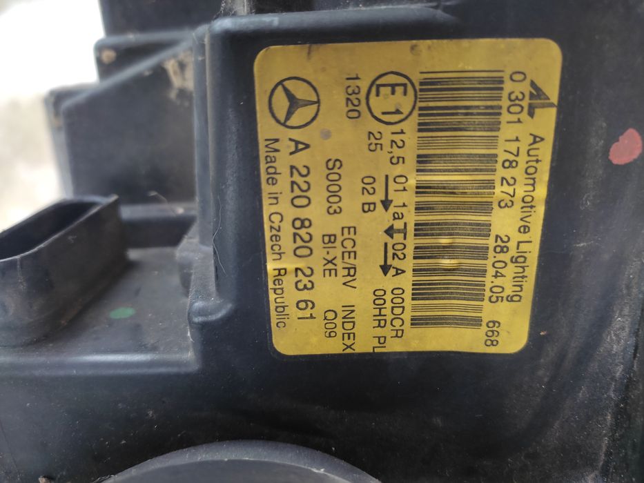 Far stanga xenon Mercedes S Class W220