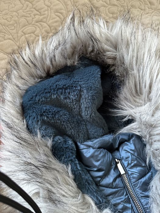 Теплая куртка для девочки на рост 100 см