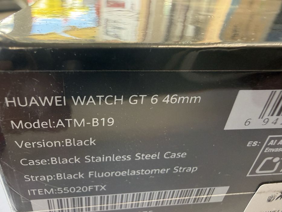 Huawei watch gt6 46mm black!Неотварян!