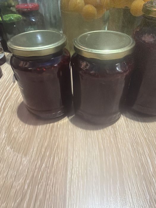 Земляничное и малиновое варенье