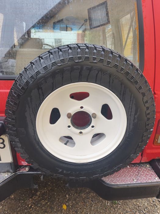 Anvelope cauciucuri jante 215 75 15 pajero frontera nissan