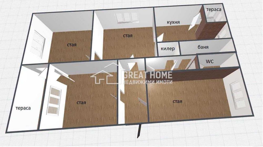 Продава се Четиристаен апартамент в Търговище, Център - 110 кв.м за 556 €/кв.м - Снимка #8