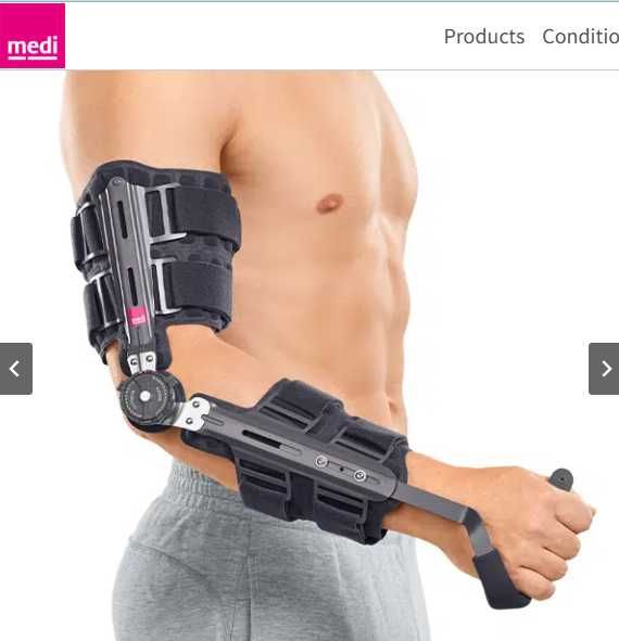 Имобилизираща шина за лакът с шарнир medi Epico ROM®s Protect, дясна