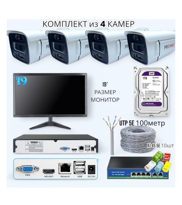 Видео наблюдение Монтаж