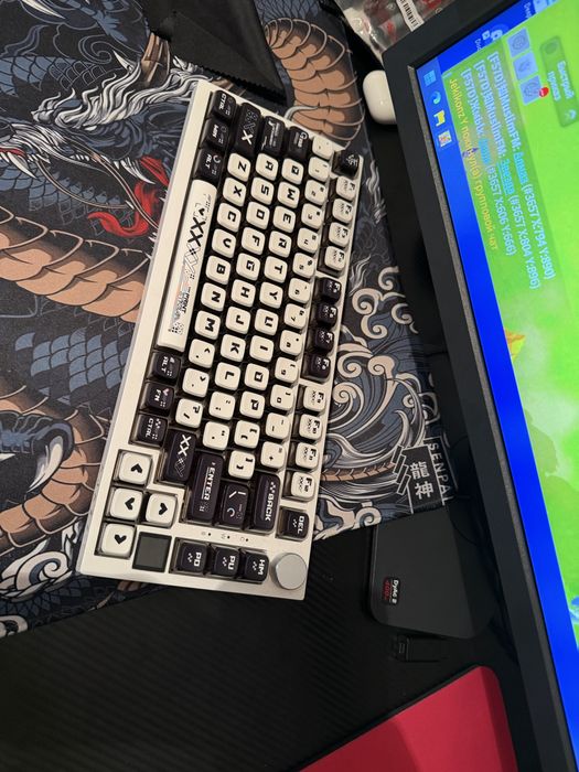 Клавиатура Ajazz AK820Pro белый