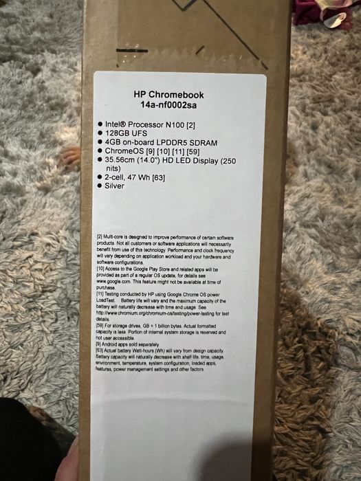 Laptop hp Chromebook