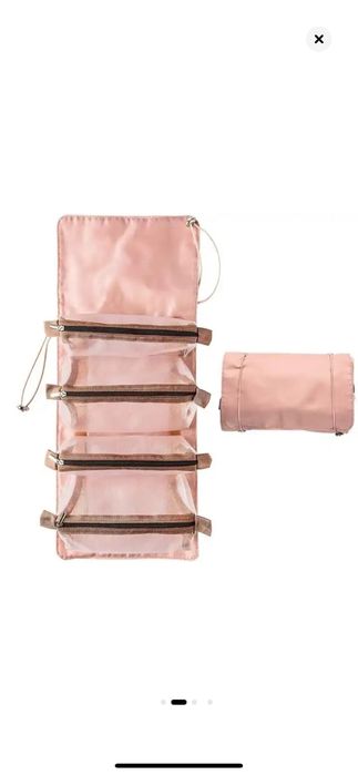 Geanta multifunctionala pentru cosmetice cu compartimente detasabile