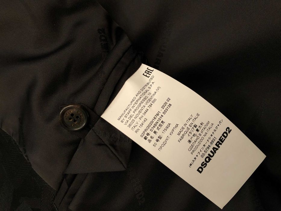 Dsquared2 sacou barbatesc M sau 50 italy, retail price 895 euro