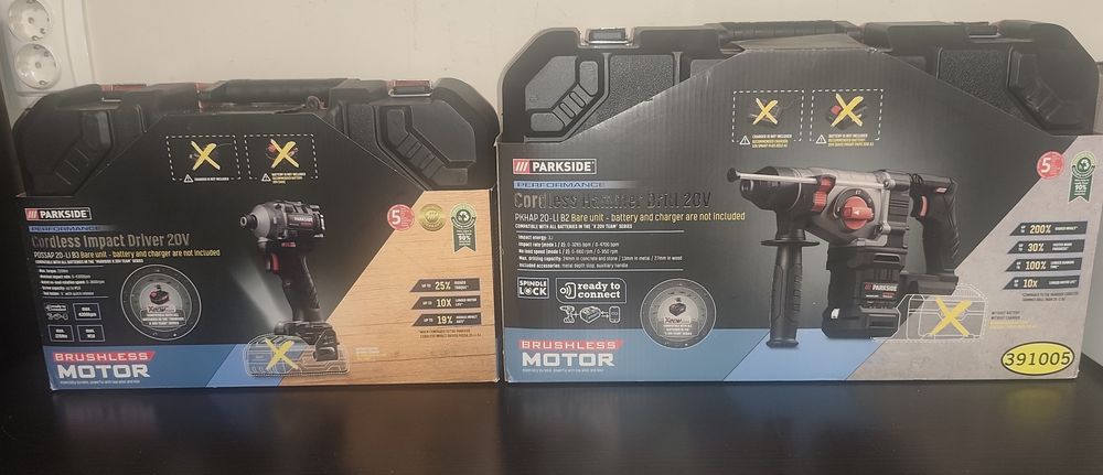 Продавам Parkside импакт B3 и перфоратор B2