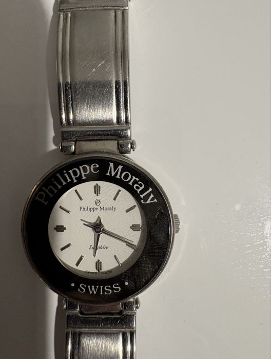 Ceas philippe moraly de dama bratara argintie