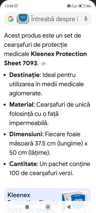 cearceaf de protectie