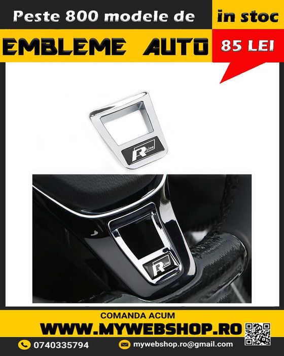 Emblema Rline pentru volan Volkswagen