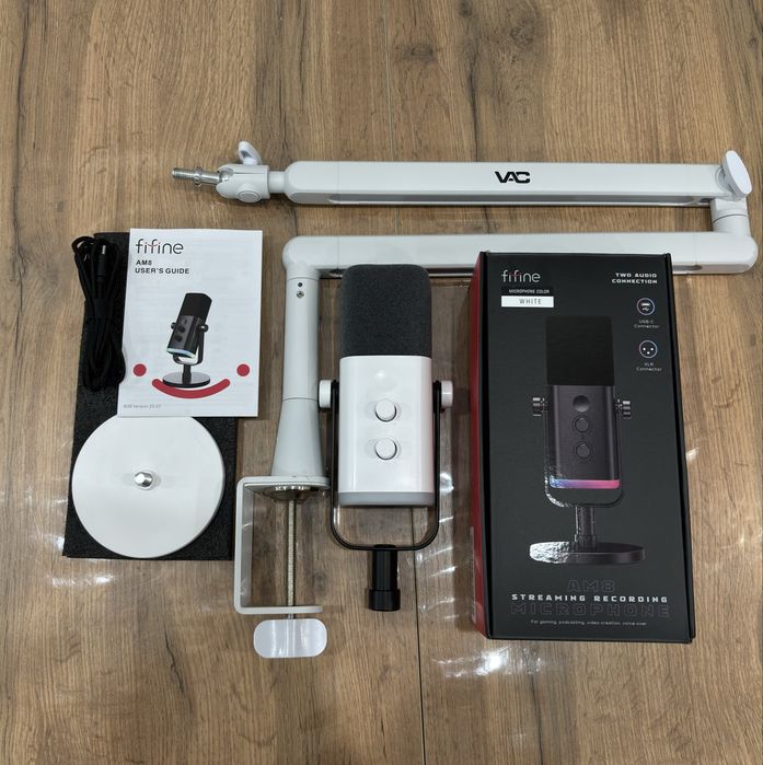 Микрофон Fifine am8 + Стойка для микрофона VAC BM88
