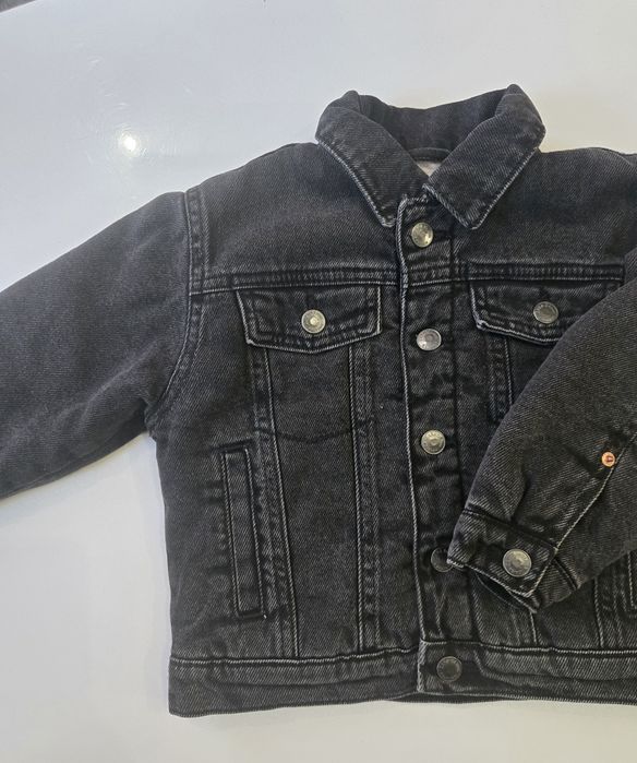 Детски дебело дънкови яке Zara