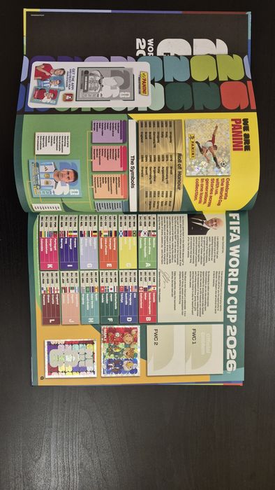 НАМАЛЕНИЕ! Колекционерски албум Панини / Panini World Cup 2026 с твърди корици - 100 % попълнени стикери