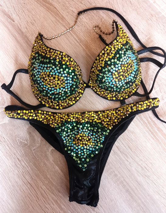 Състезателен бански за Бикини Фитнес