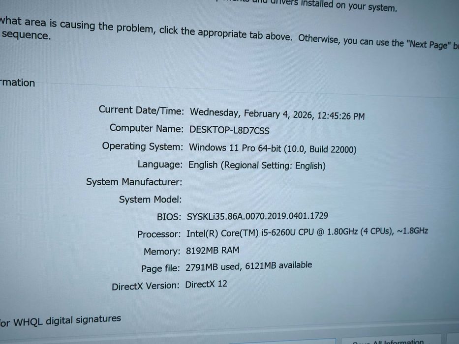 Unitate mini pc NUC intel core i5 6260u 8gb ssd 120gb wi-fi