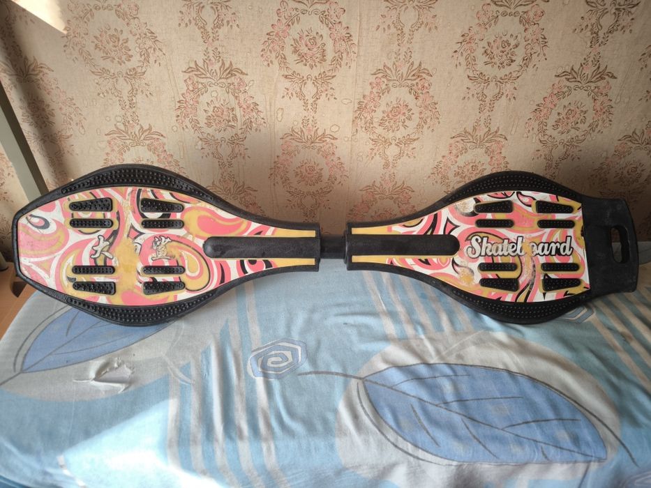 Скейтборд с 2 колесиками