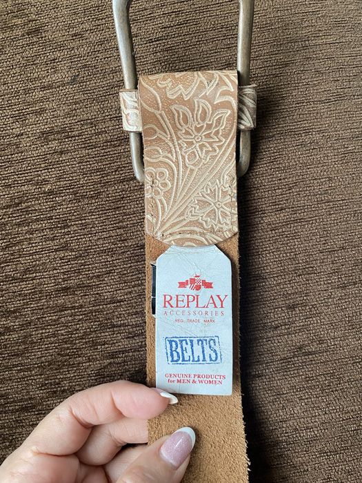 Колан от естествена кожа Replay