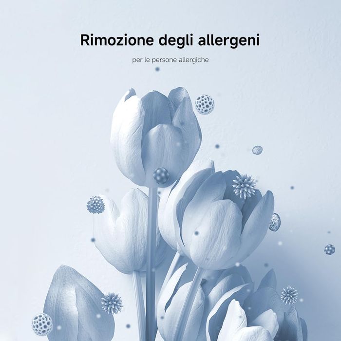 Purificator de aer inteligent Xiaomi compact, eliminare alergeni,