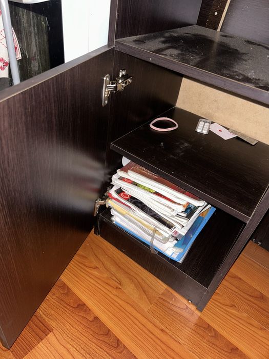 Masa de toaleta cu dulap sertar rafturi oglinda