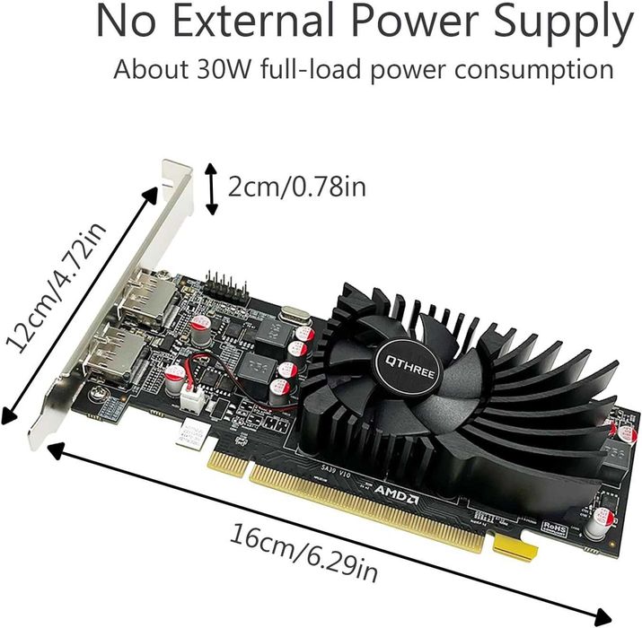 Placa video Radeon R7 240 2GB GDDR5, dual HDMI, PCI Express x8