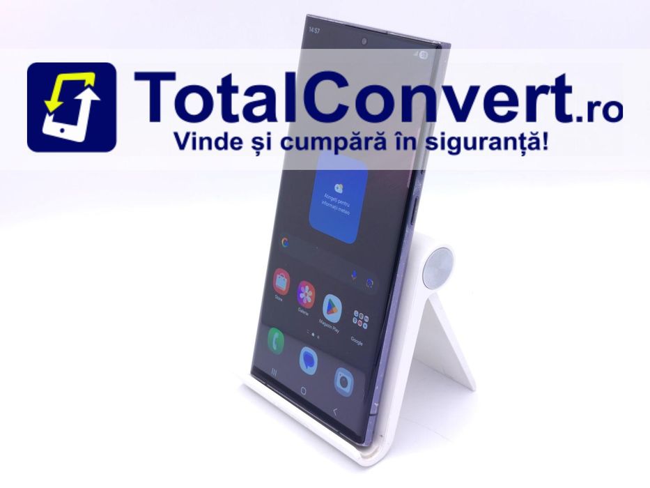 Samsung S22 Ultra 256GB Phantom Black 12GB, Garantie 24 luni | #D89671