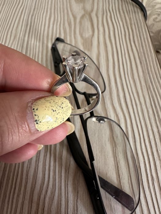 Кольцо серебро 925