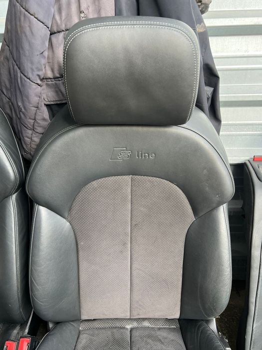 Саолон за Ауди AUDI A6 4G Sline кожа с плат Алкантар подгрев рекаро ном 303