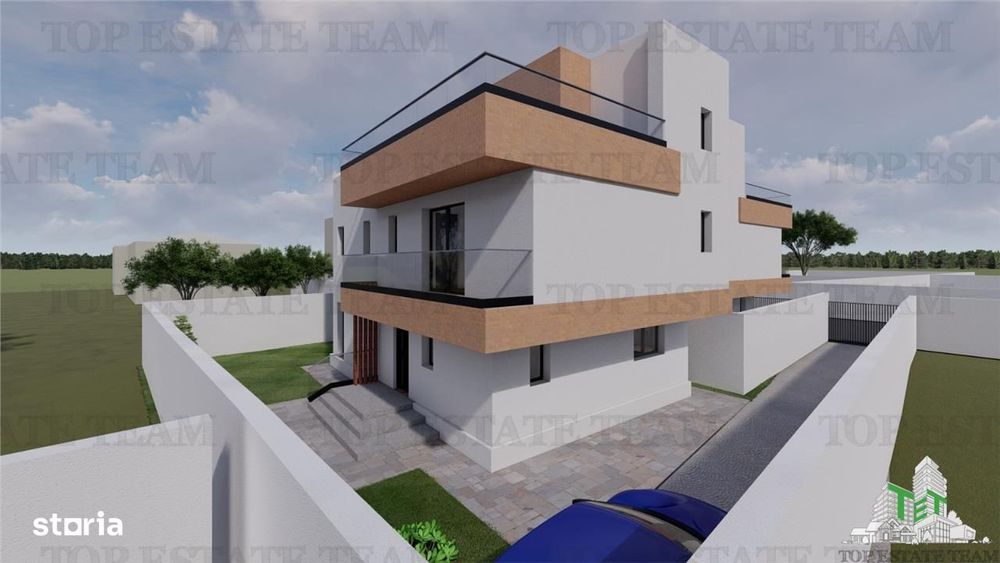 Vila exclusivista, 4 camere, incalzire in pardoseala, finisaje premium
