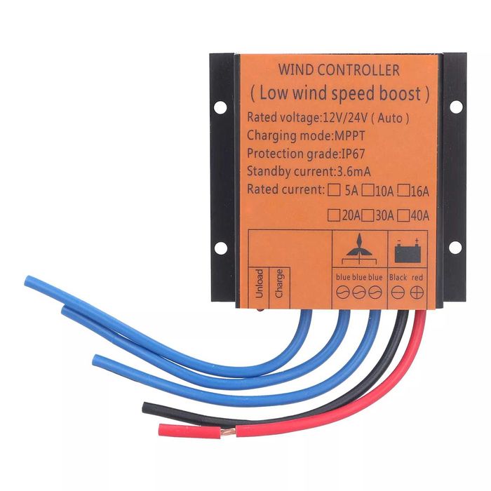 Eoliana 48Volţi / 800 Waţi , 6 Pale + MPPT Controler , Noua