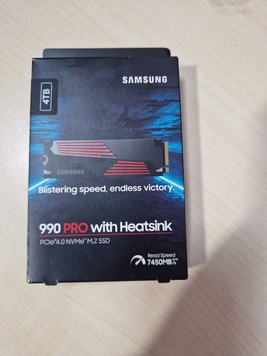 SSD NVMe M.2 Samsung 990PRO 4TB (with heatsink)