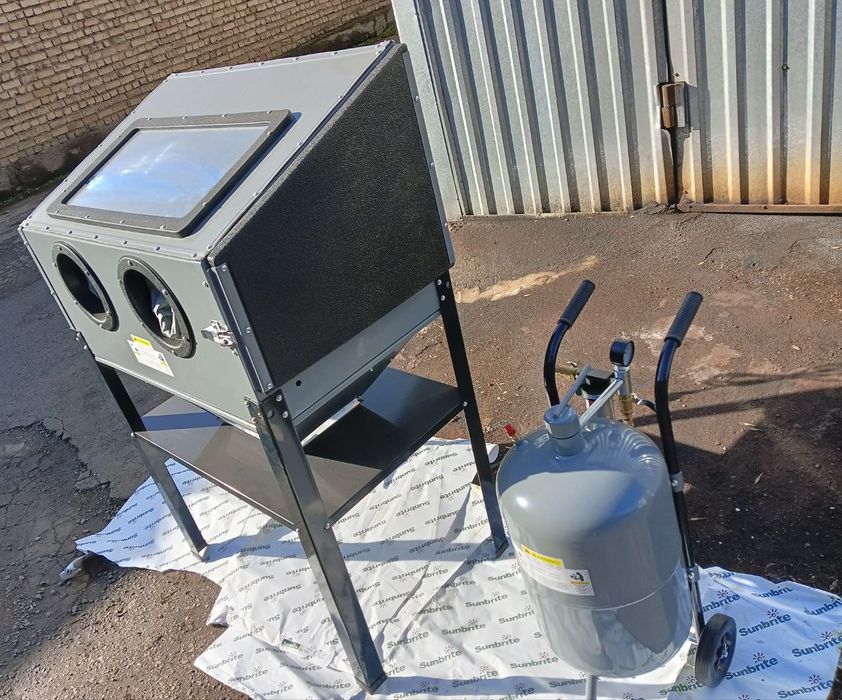 Пескоструй кабина+ бочка