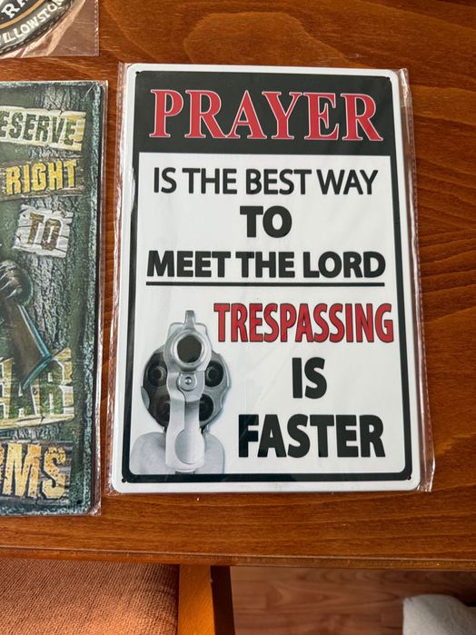 Метални табели САЩ